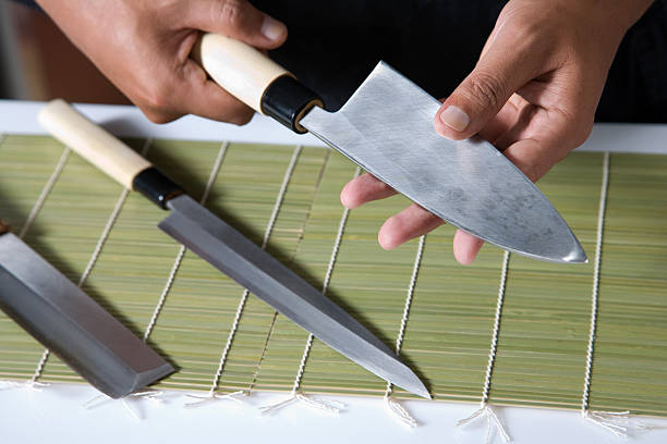 Japanese knife forging